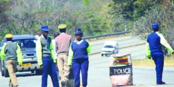 POLICE MOUNT ROADBLOCKS TO IBEX HILL POLICE STATION